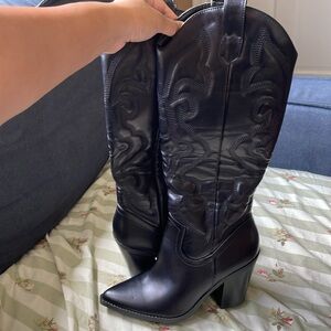 New cowboy boots size 8.5.  Purchased from Nordstrom Rack